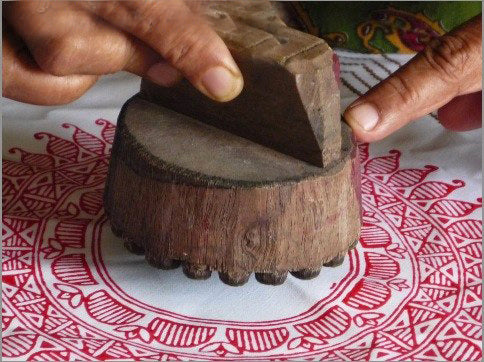 Block Printing - Getting those minute details onto fabrics