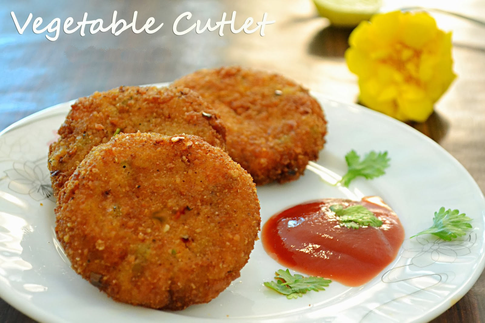 Winter Snacks – Hot Vegetable Cutlets With Khajoor Ki Chutney