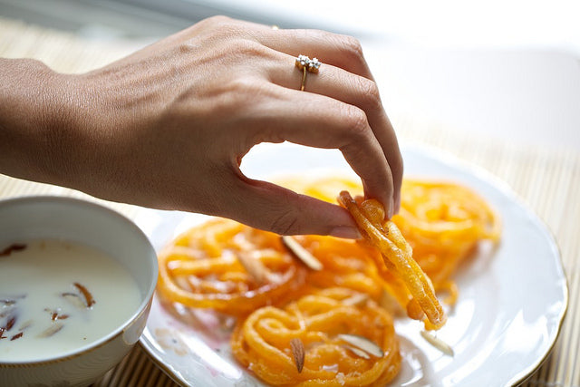 Wintery Joy – with Rabari Jalebis