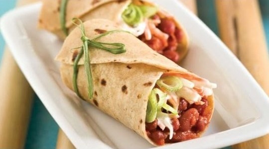 Chatpata Rajma Wrap (Wraps and Rolls)