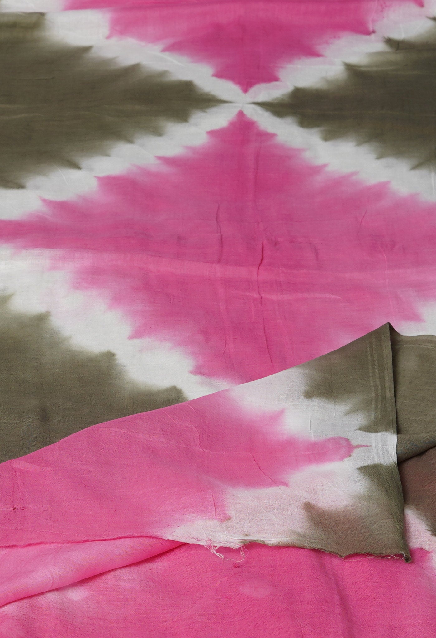 Multi Pure Bandhani Printed Cotton Dupatta-UDS5672