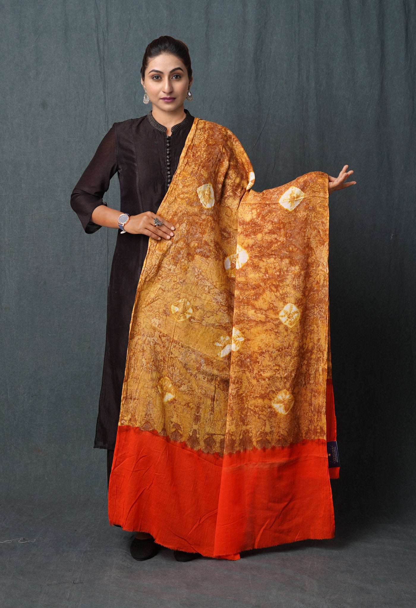 Multi Pure Bandhani Printed Cotton Dupatta