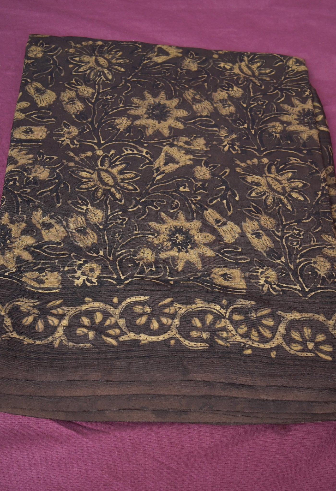 Pure Designer Printed Uppada Silk Saree-ULAC0008/36-34