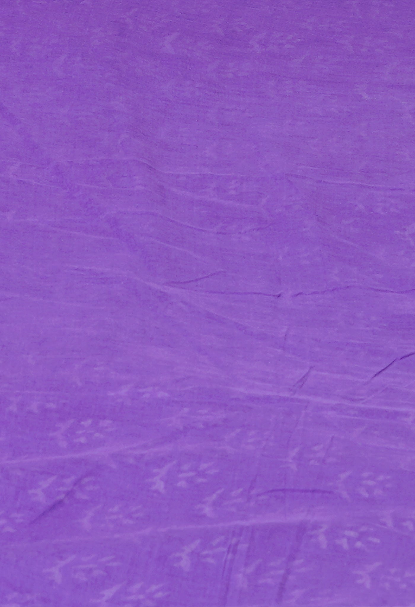 Violet Pure Hand Block Printed Soft Cotton Saree