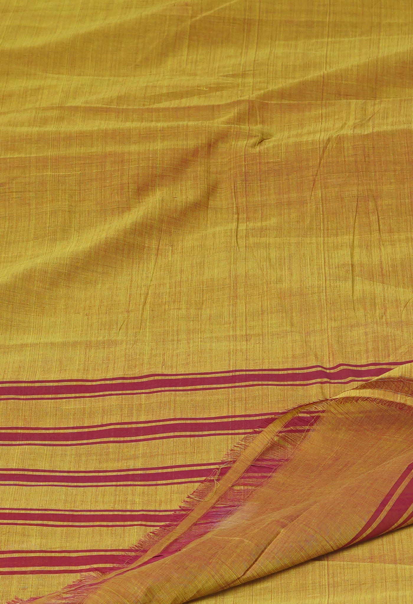 Maroon-Green Pure Andhra Handloom Cotton Saree