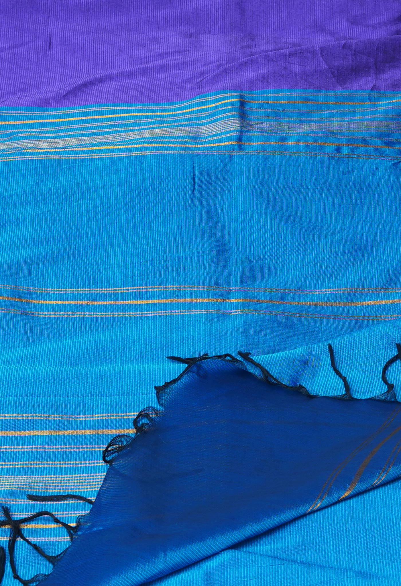Violet Pure Handloom Narayanpet Silk Saree-UNM74408