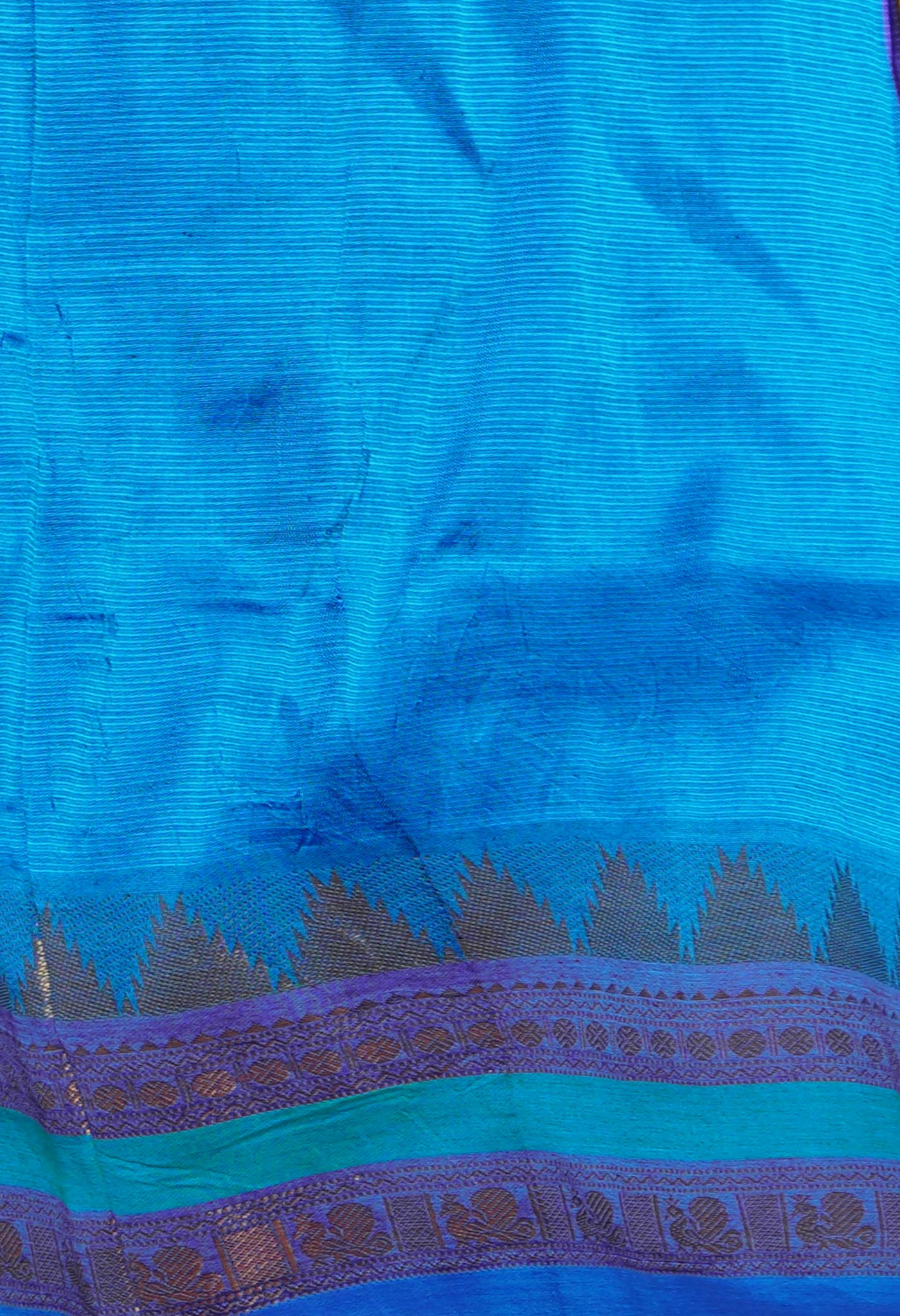 Violet Pure Handloom Narayanpet Silk Saree-UNM74408