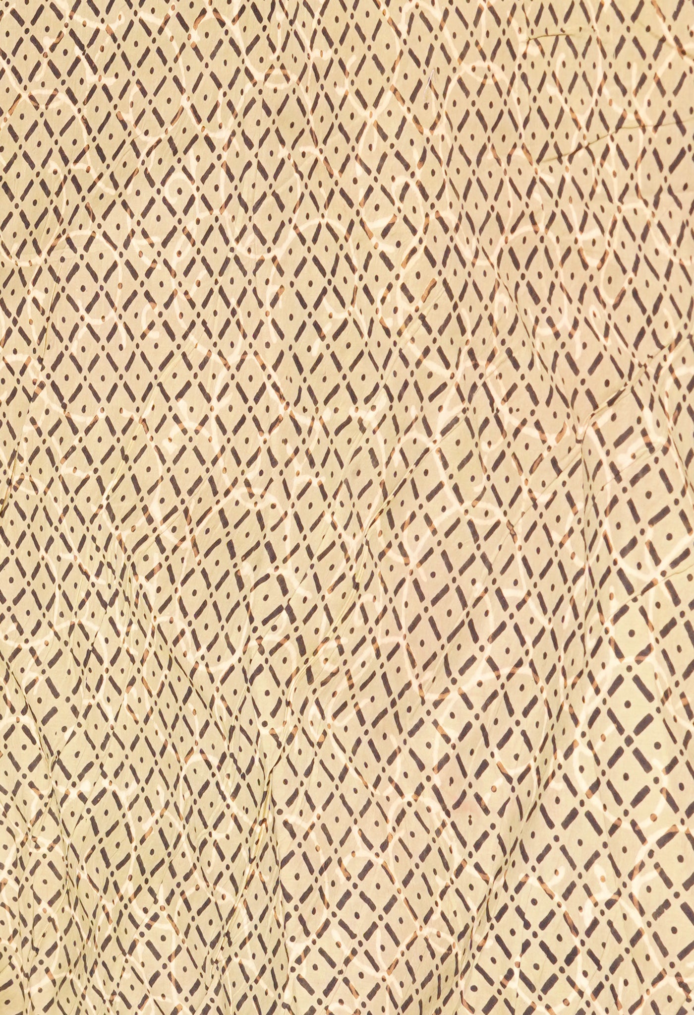 Multi Pure Discharge Bagru Printed Kota Saree