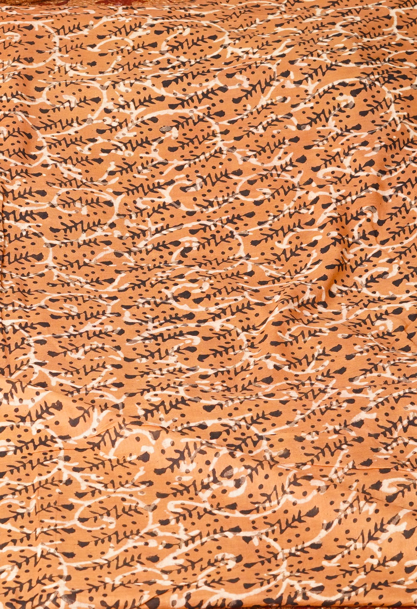 Multi Pure Discharge Bagru Printed Kota Saree