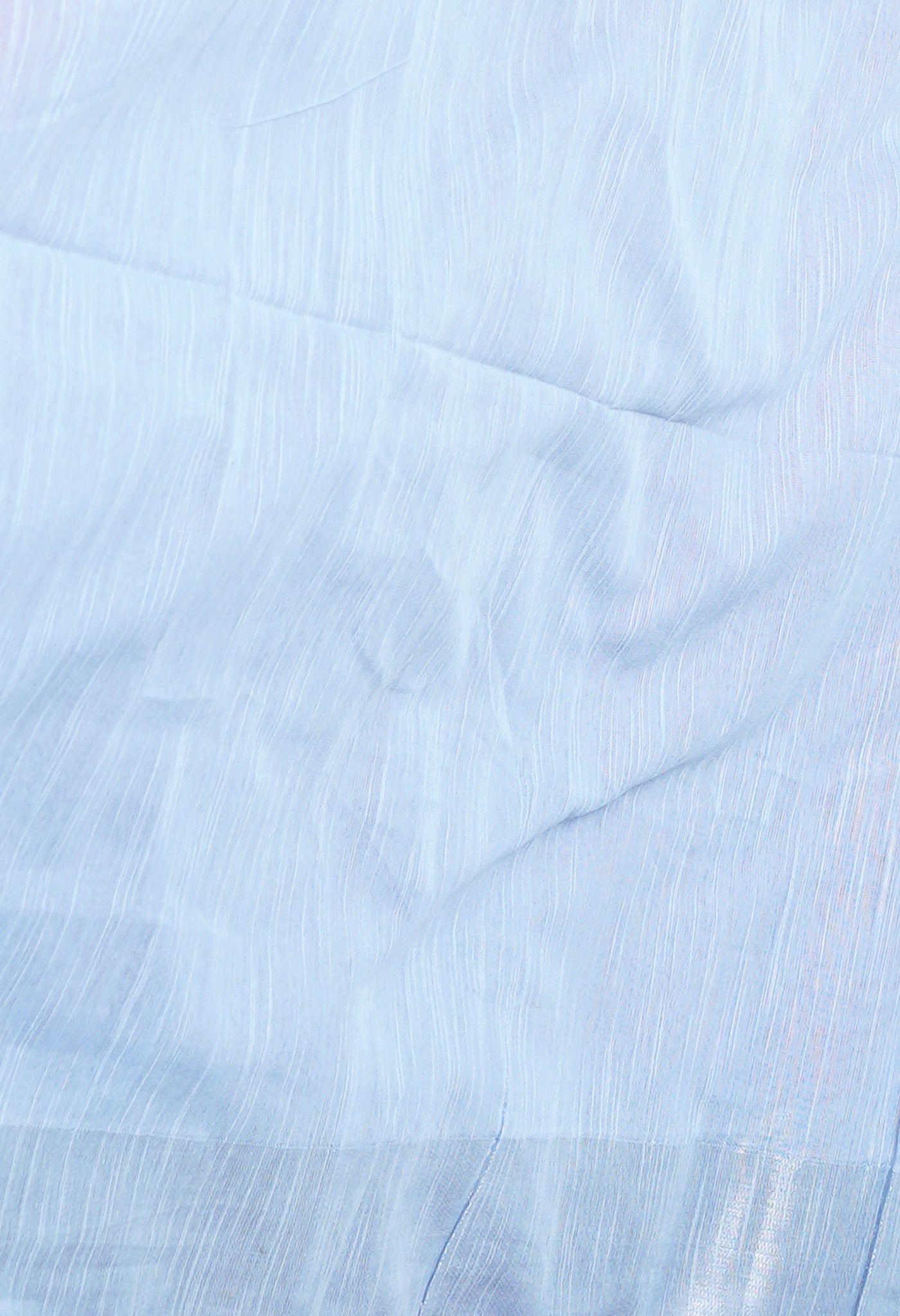 Pastel Blue Pure Bengal Sico Saree