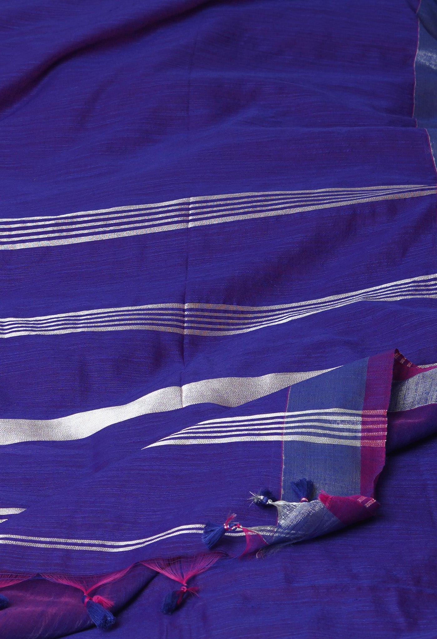 Violet Pure  Bengal  Sico Saree