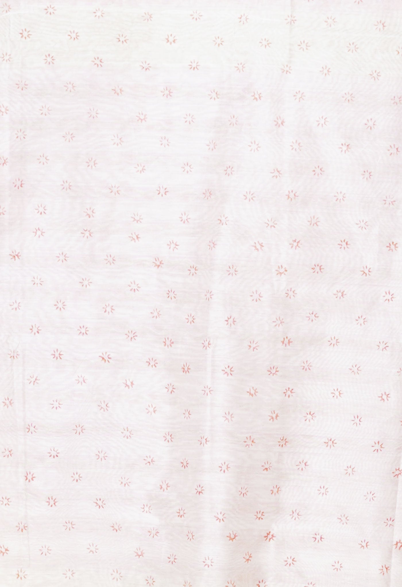 Pastel Pink Pure Hand Block Printed Chanderi Sico Saree-UNM77951