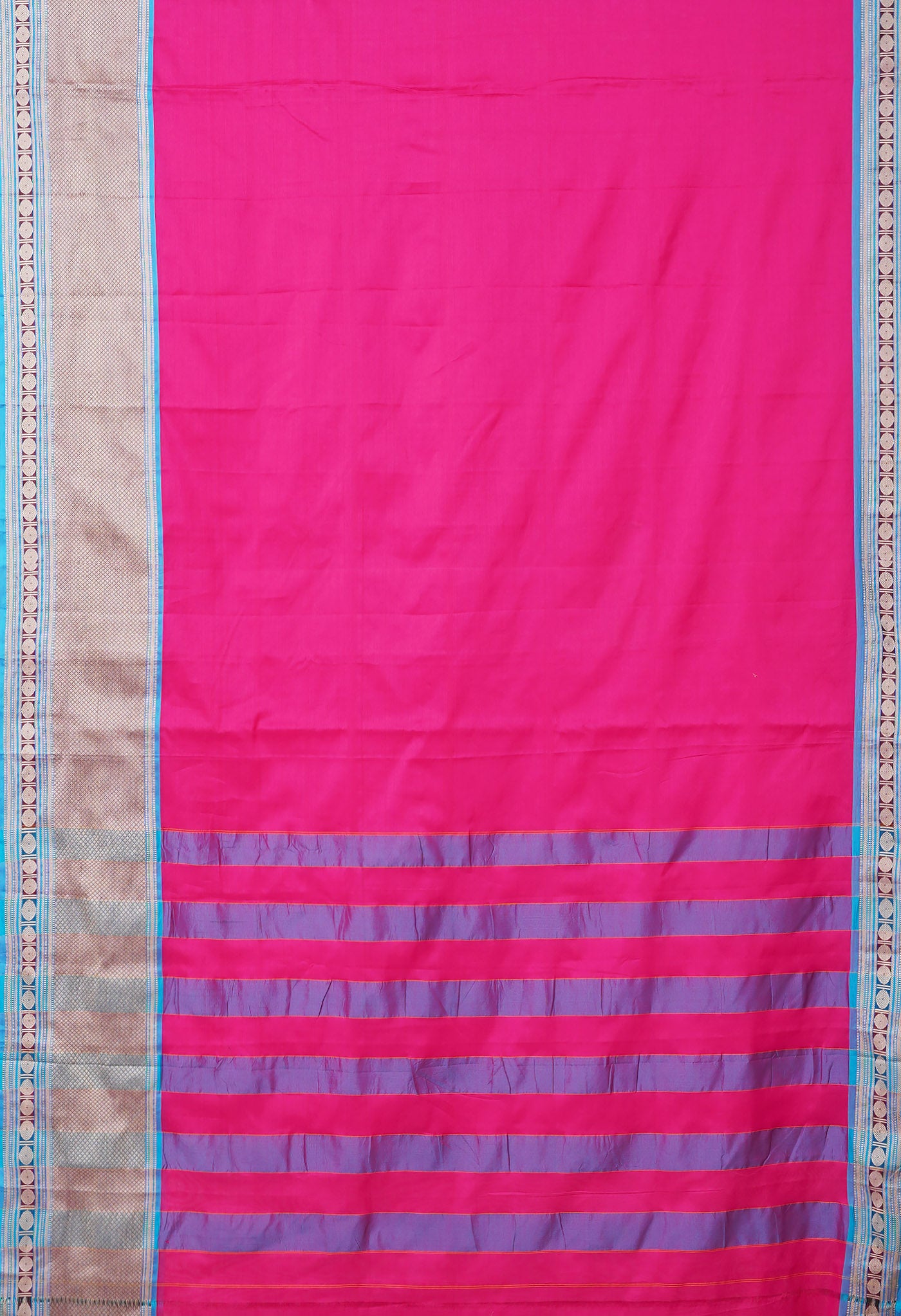 Pink Pure Handloom Narayani Cotton Saree-UNM78256