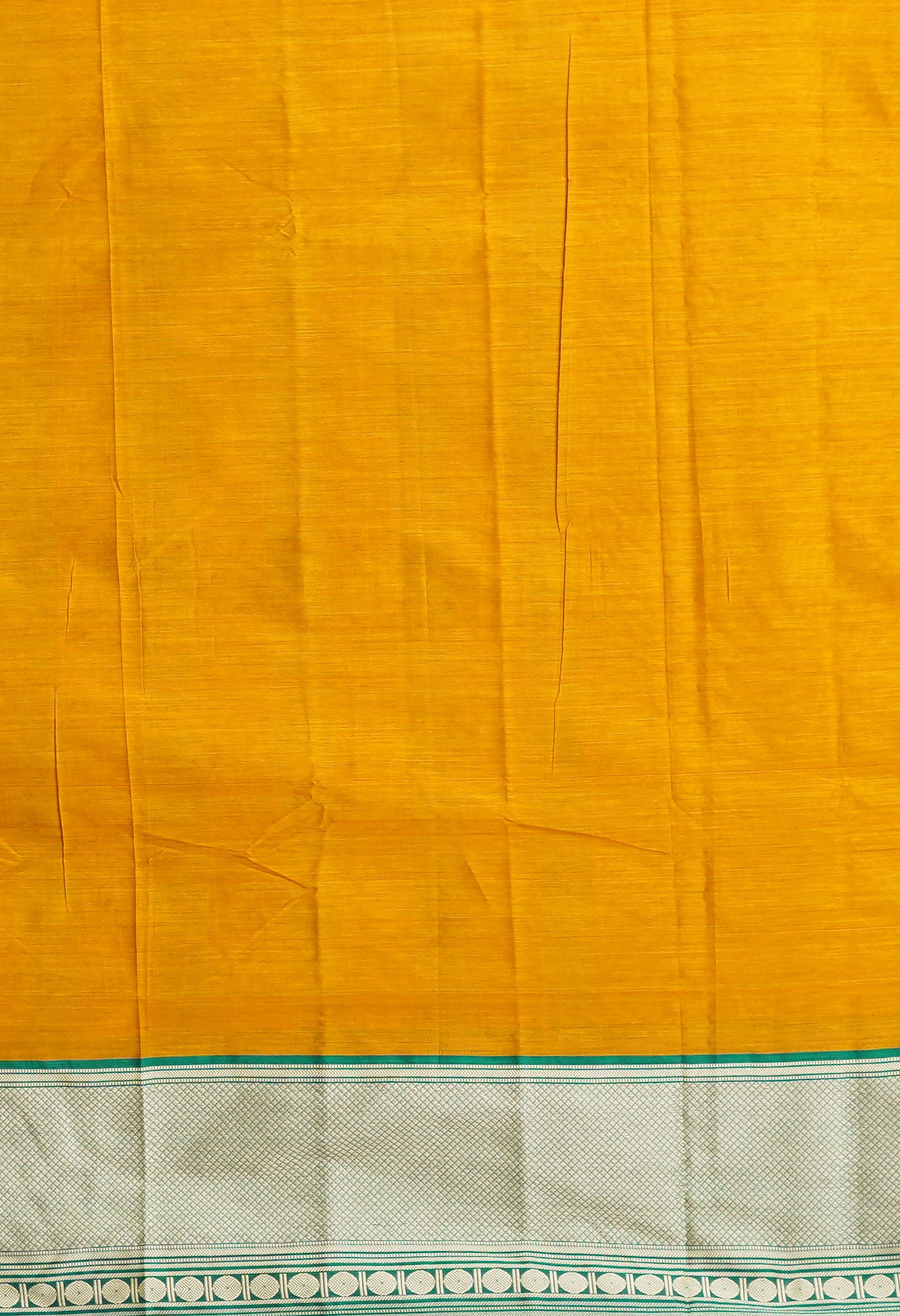 Yellow Pure Handloom Narayani Cotton Saree-UNM78260