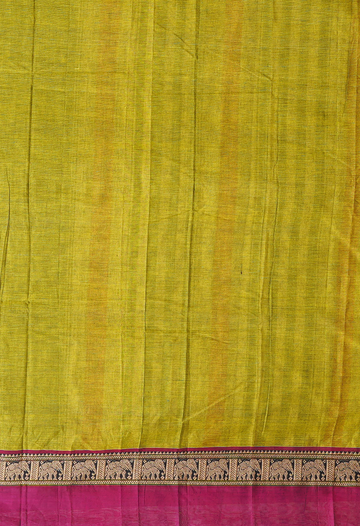 Green Pure Handloom Narayani Cotton Saree-UNM78373