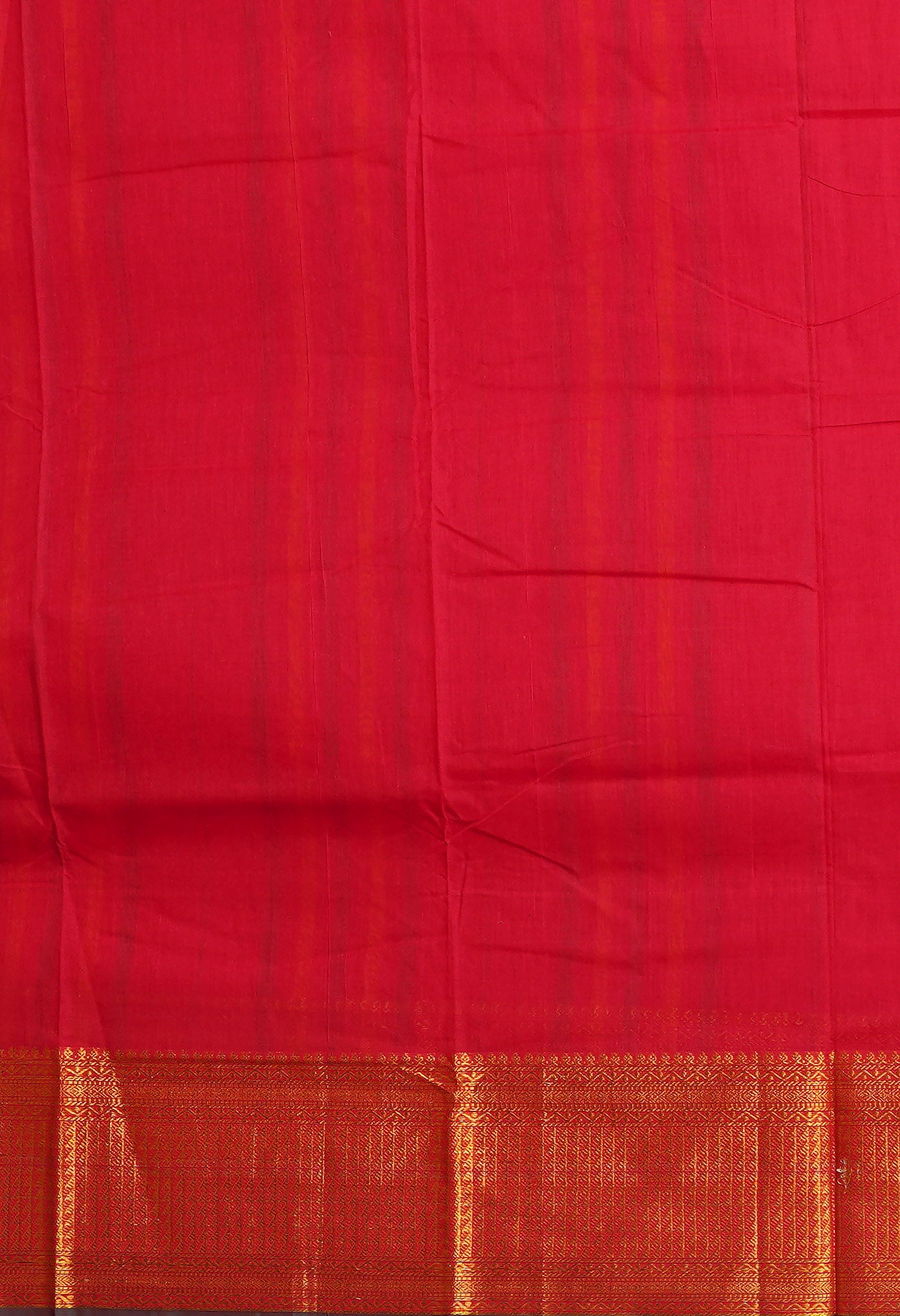 Red Pure Handloom Narayani Cotton Saree-UNM78864