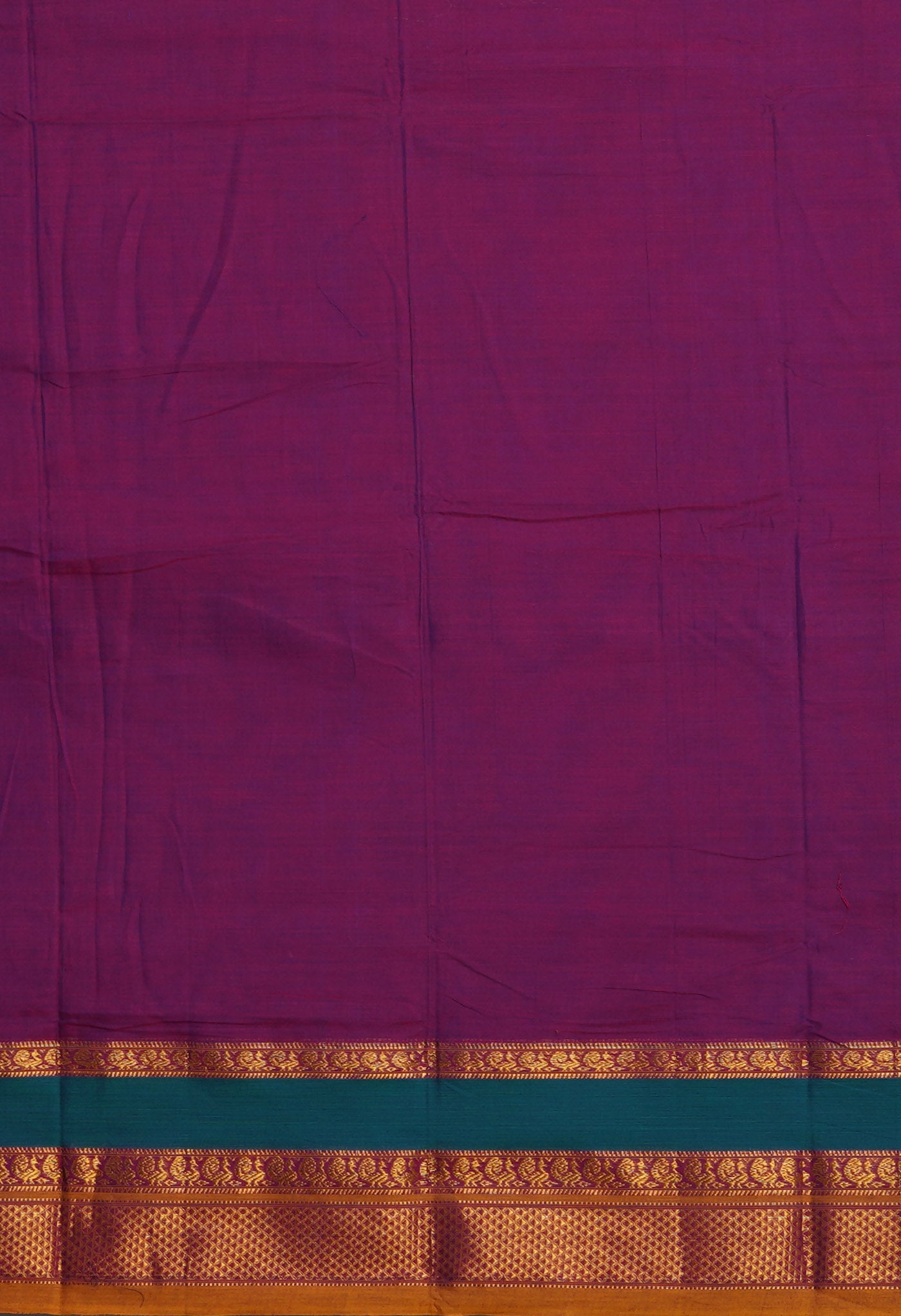 Purple Pure Handloom Narayani Cotton Saree-UNM79041