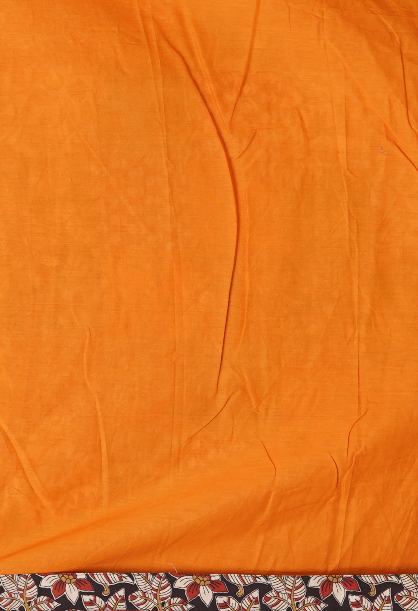 Yellow Pure Applique Work Mulmul Cotton Saree-UNM80762