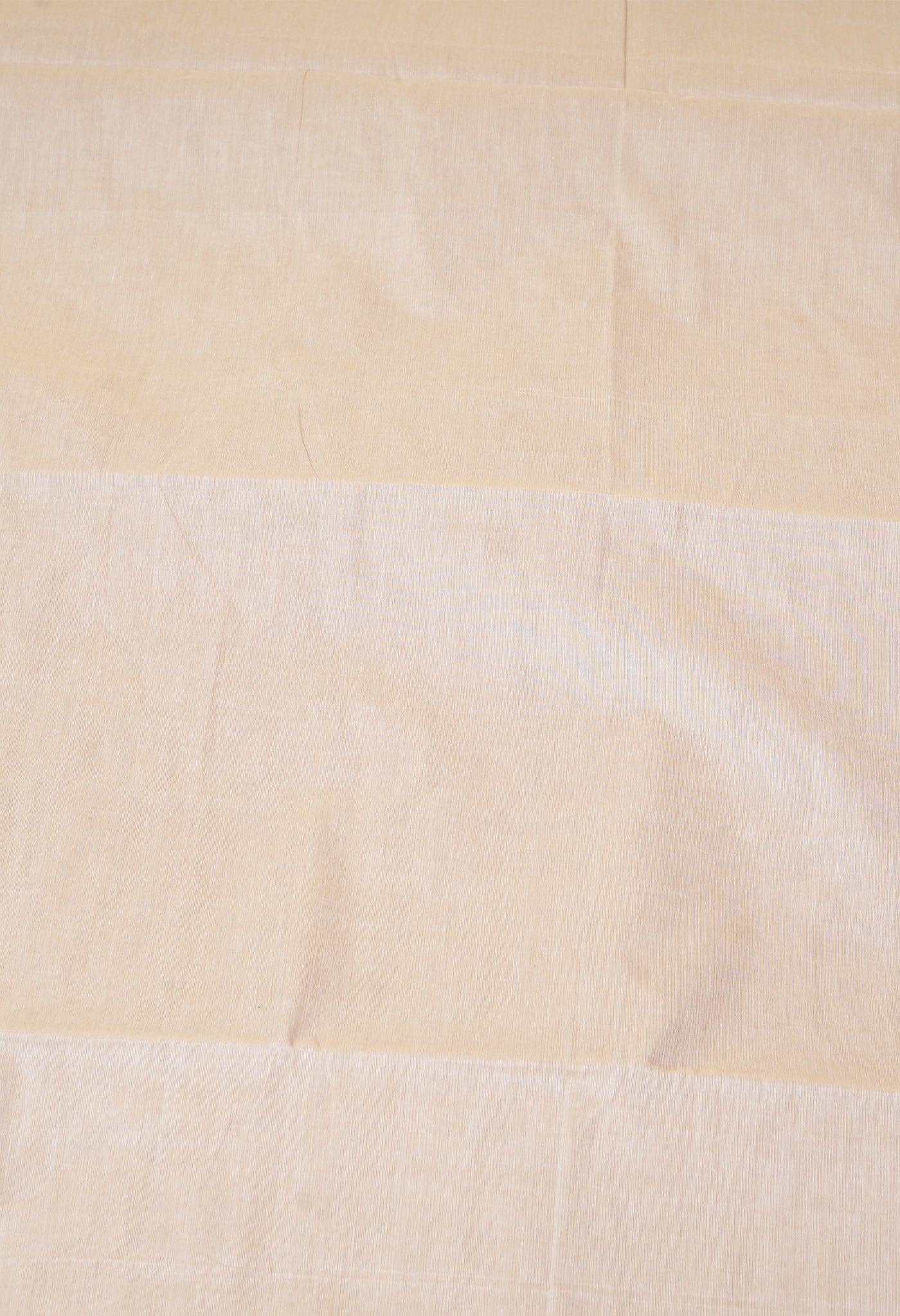 Cream Pure Plain Mangalgiri Cotton Saree-UNM82881