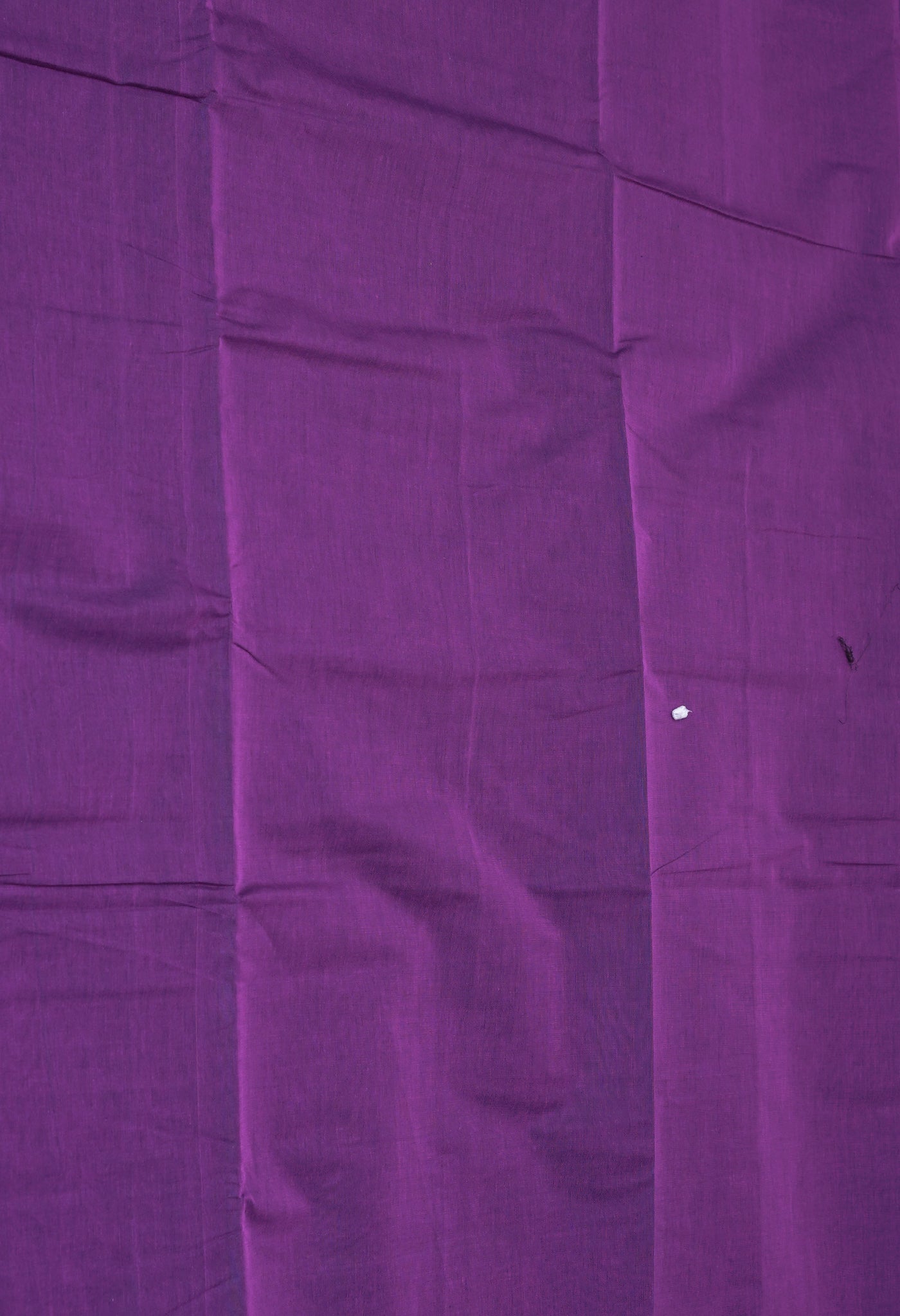 Purple Pure Plain Mangalgiri Cotton Saree-UNM82886
