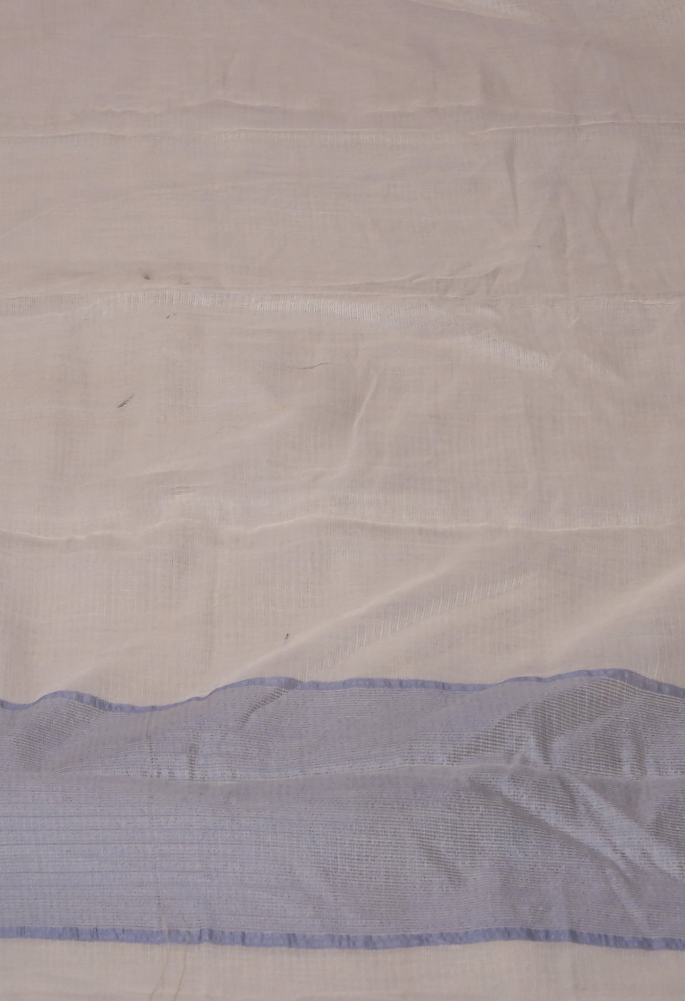 Cream Pure Plain Doria Kota Saree-UNM83023