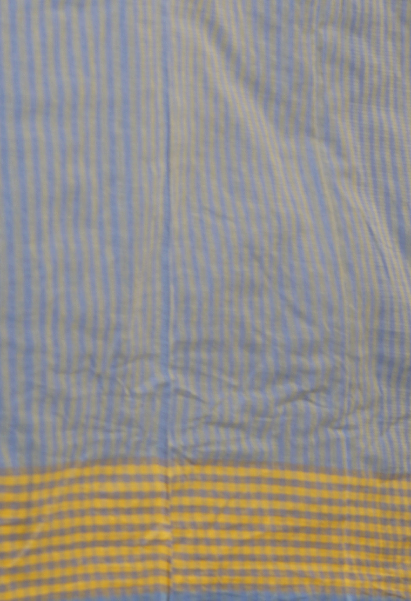 Blue Pure Plain Pavani Mangalgiri Cotton Saree-UNM83133