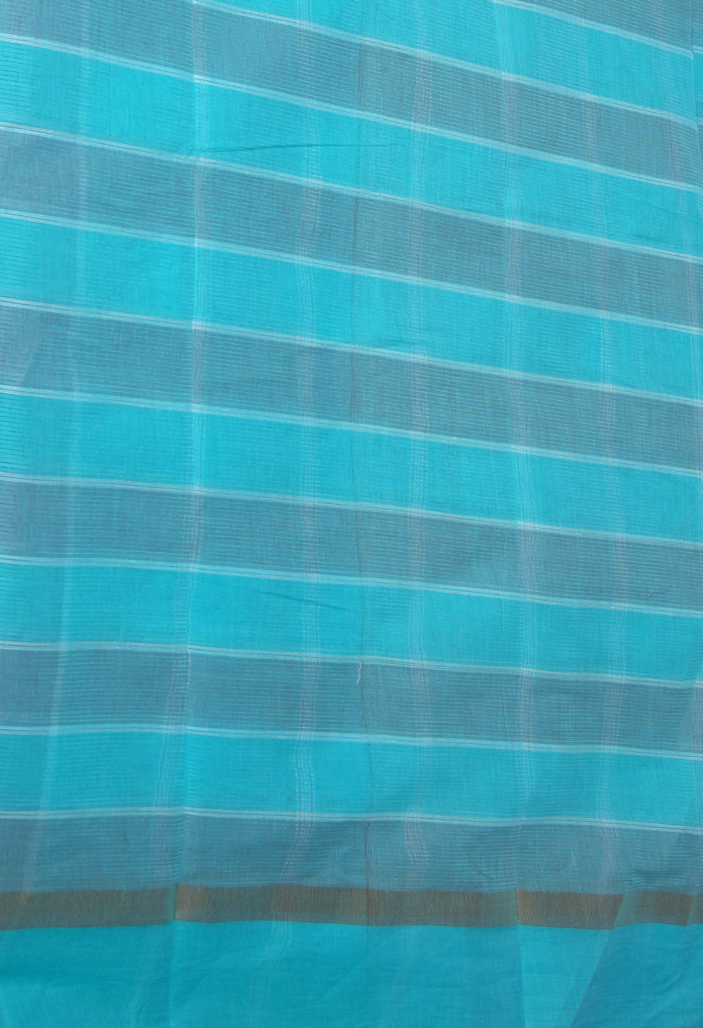 Blue-Grey Pure Woven Checks Pavani Mangalgiri Cotton Saree-UNM83151