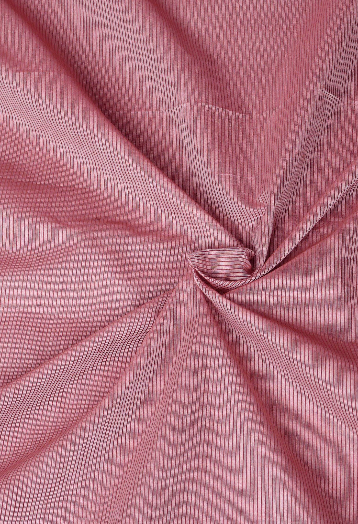 Maroon Pure Plain Pavani Mangalgiri Cotton Saree-UNM83176