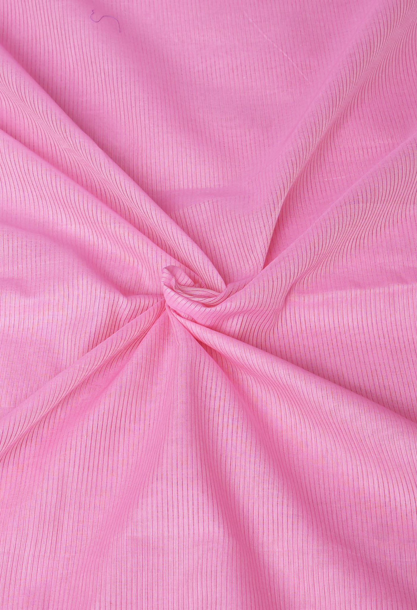 Baby Pink Pure Plain Pavani Mangalgiri Cotton Saree-UNM83178