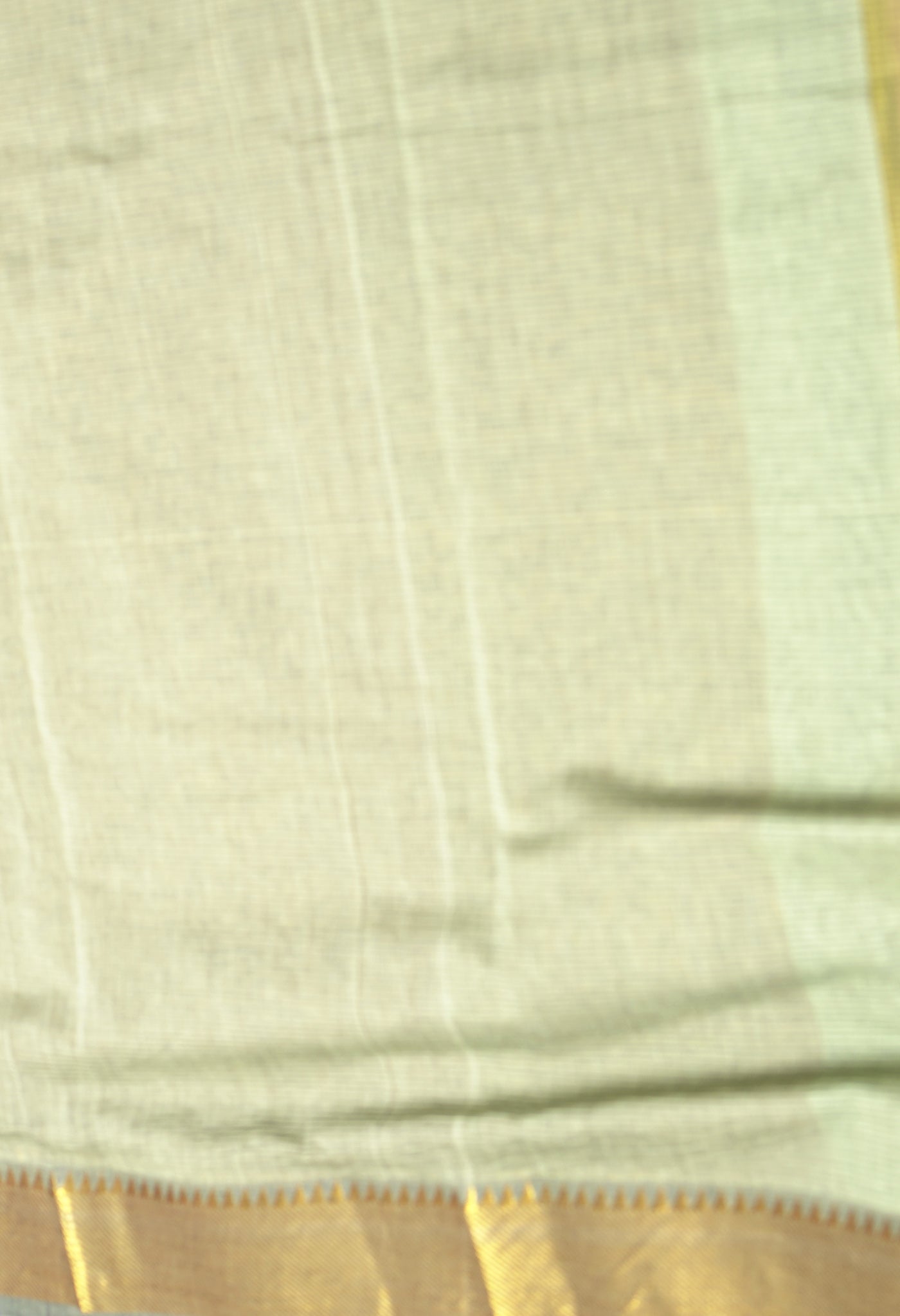 Mustard Brown Pure Plain Pavani Mangalgiri Cotton Saree-UNM83188