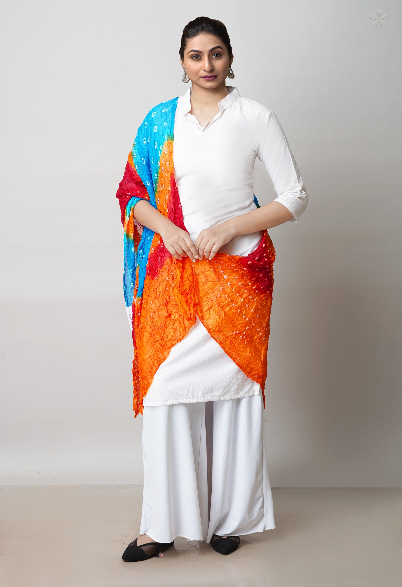 Multi Bandhani Soft Silk Dupatta –UDS4480