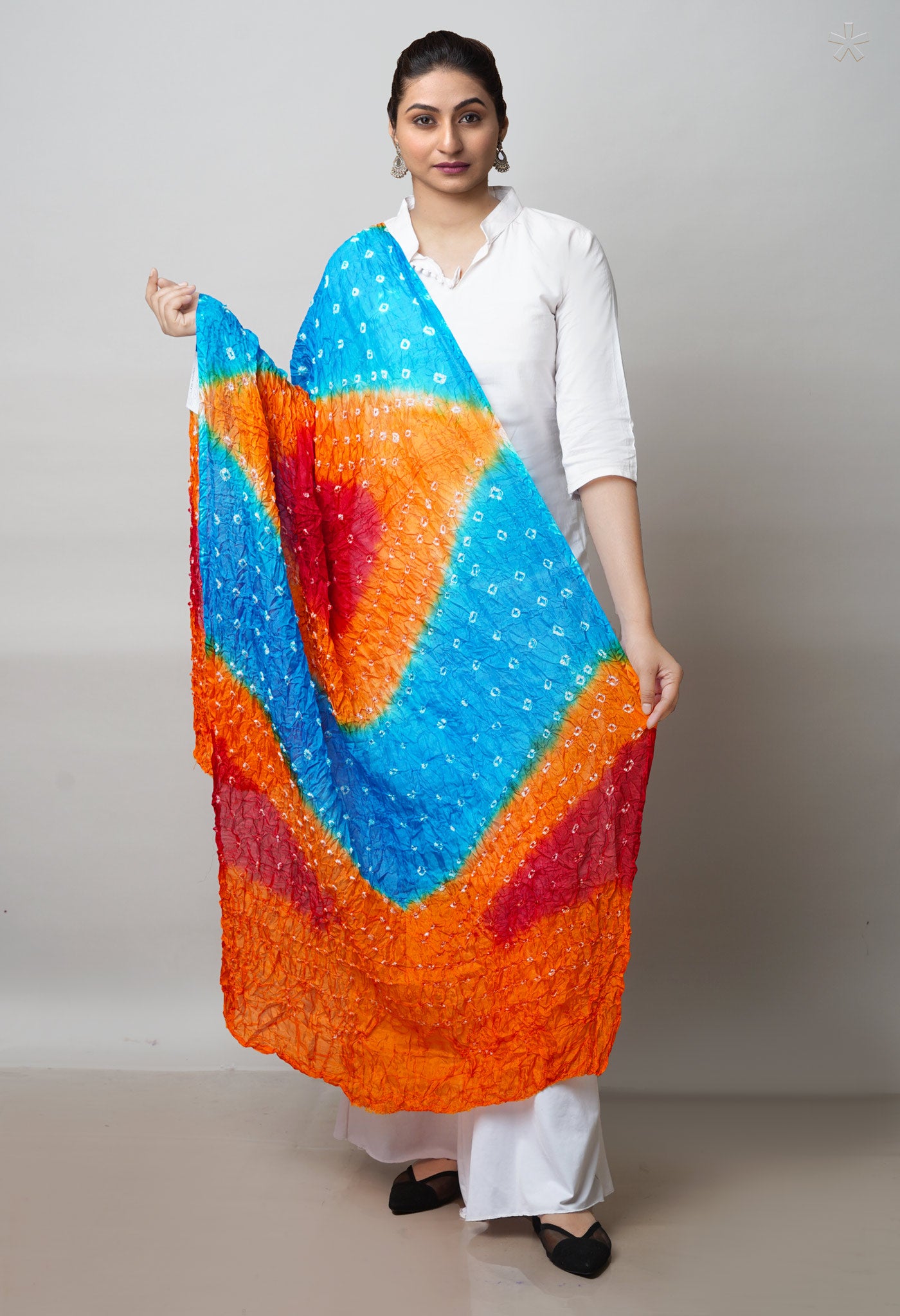 Multi Bandhani Soft Silk Dupatta –UDS4480