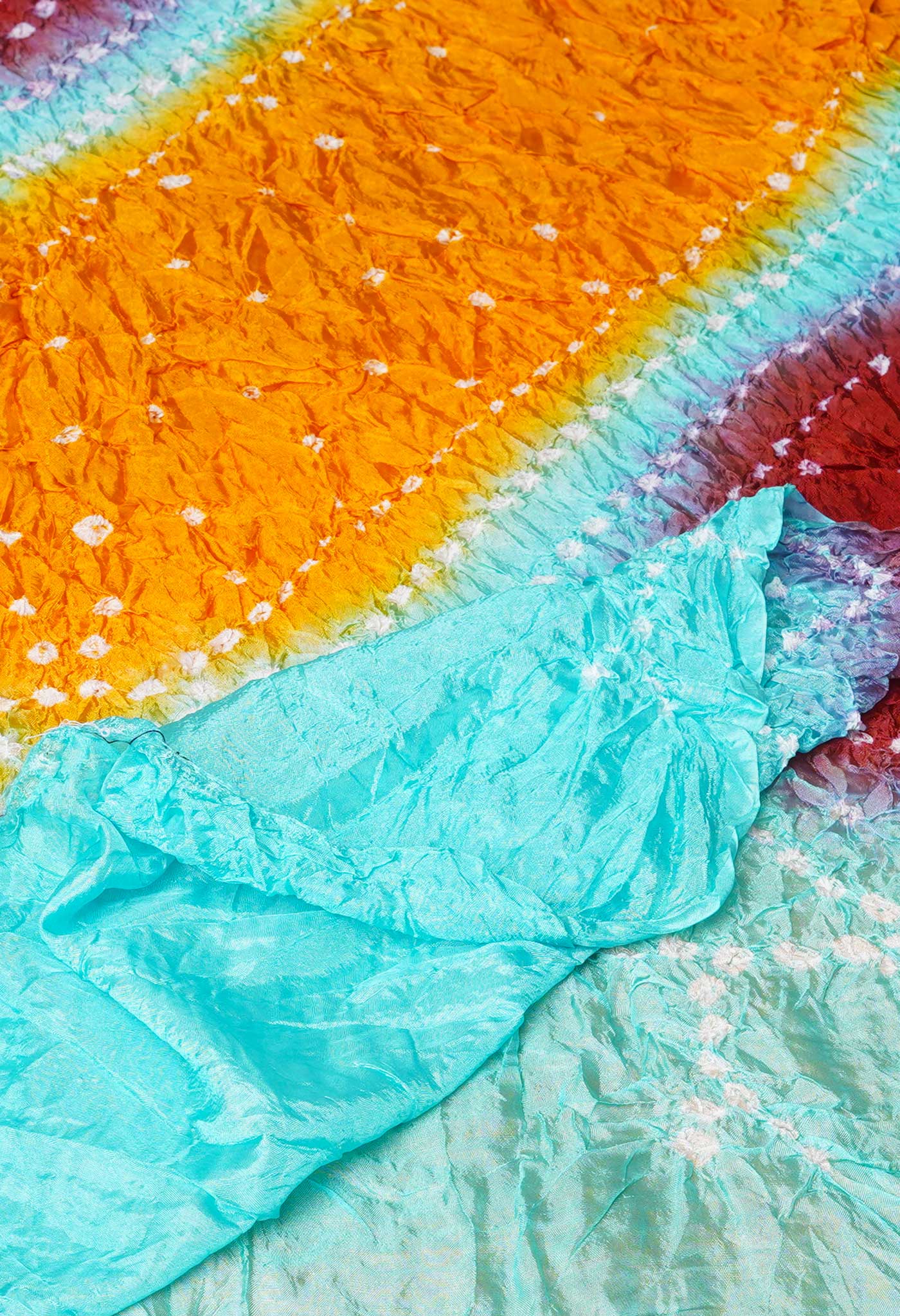 Multi Bandhani Soft Silk Dupatta –UDS4484
