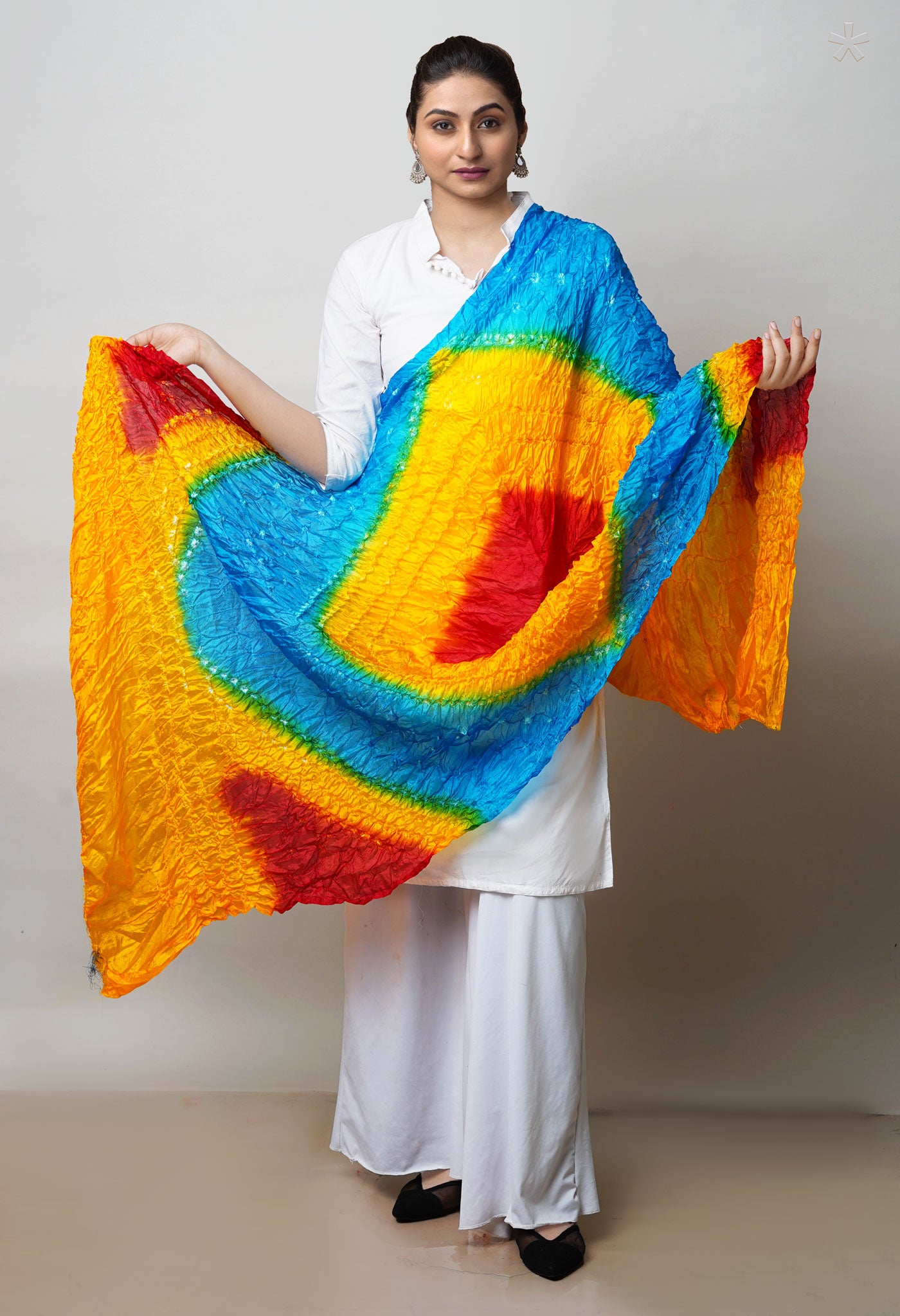 Multi Bandhani Soft Silk Dupatta –UDS4489