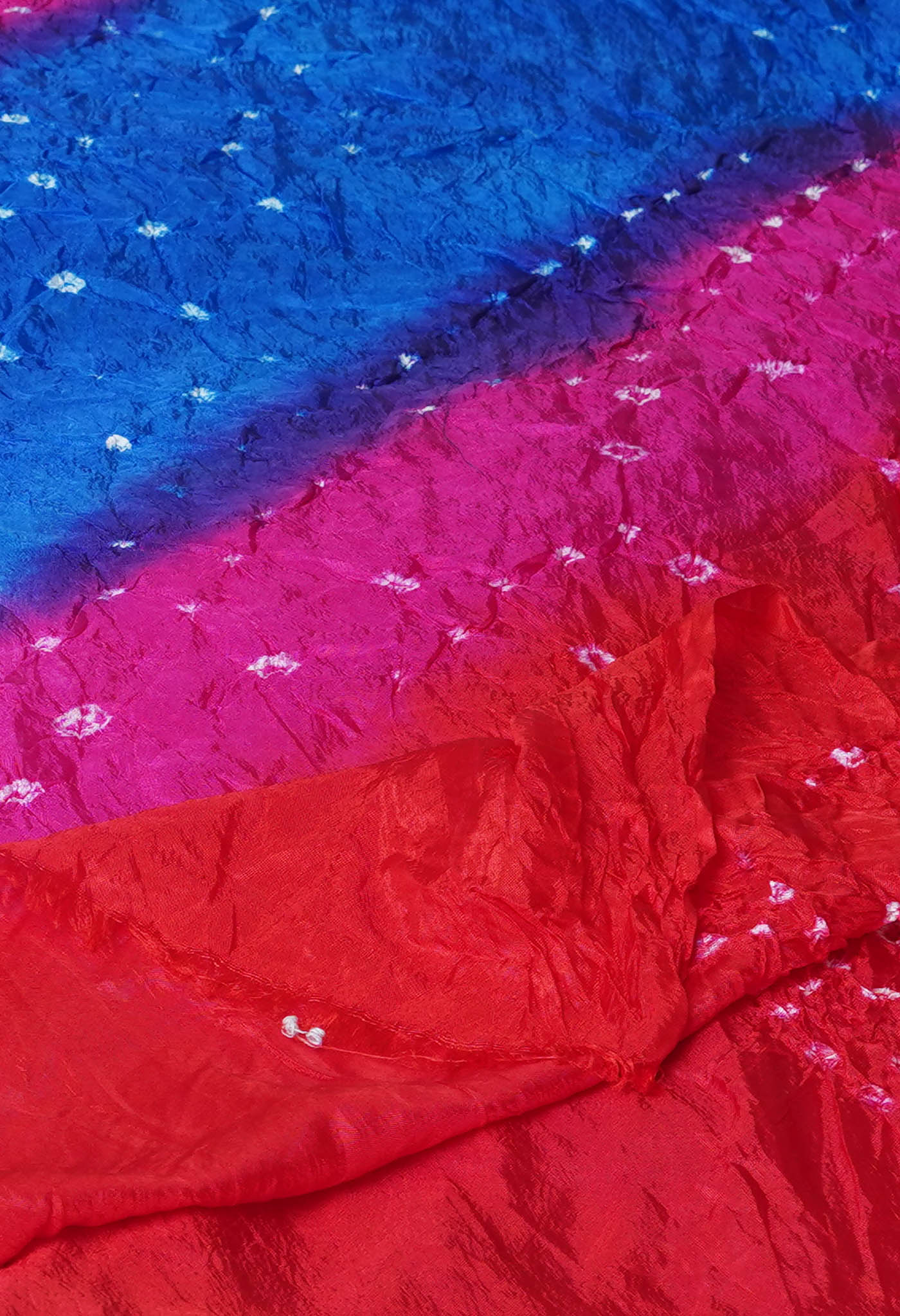 Multi Bandhani Soft Silk Dupatta-UDS5604