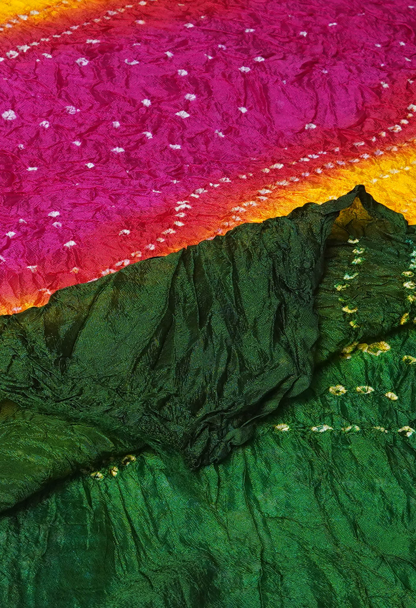 Multi Bandhani Soft Silk Dupatta-UDS5607