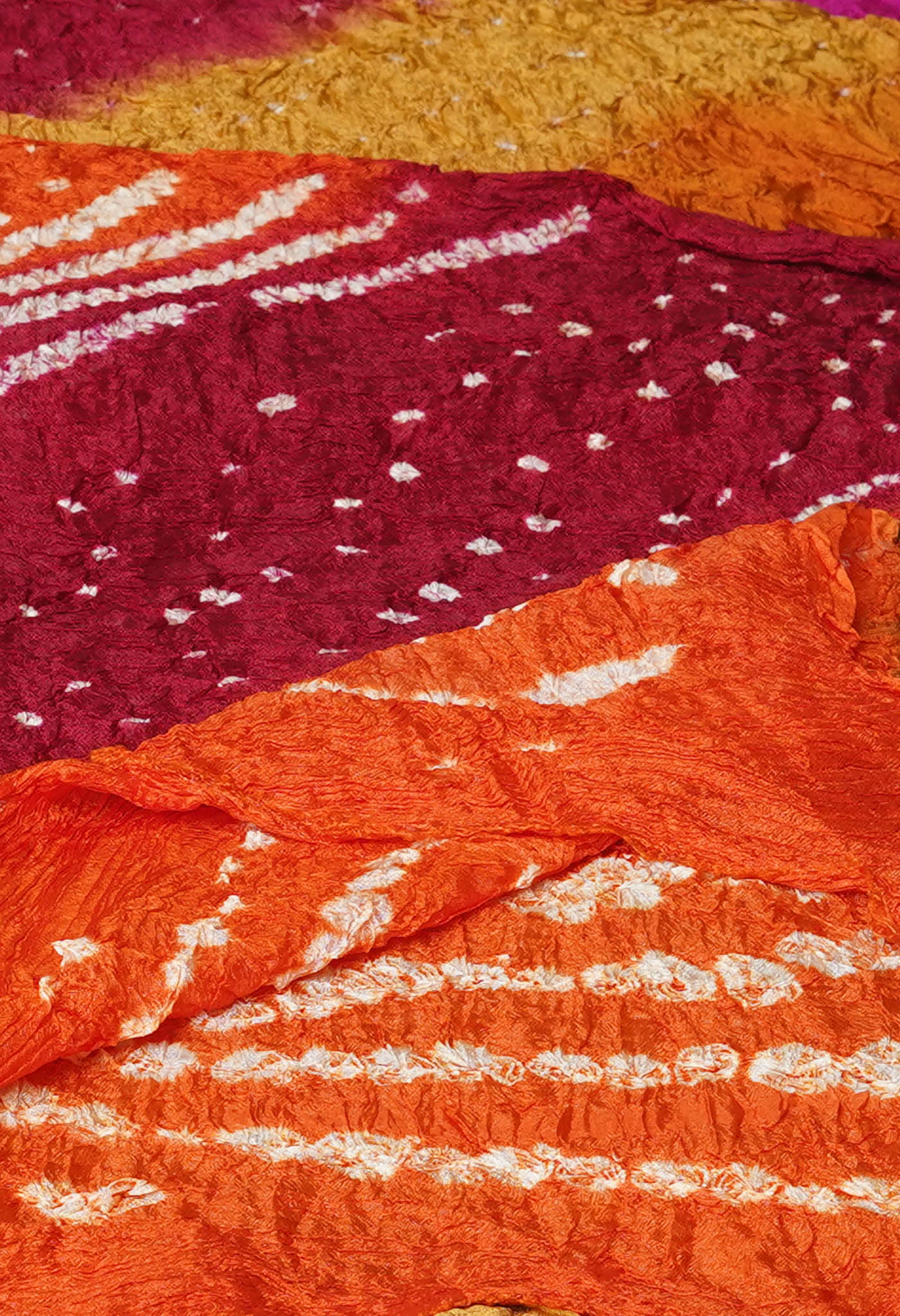 Multi Bandhani Soft Silk Dupatta-UDS5617
