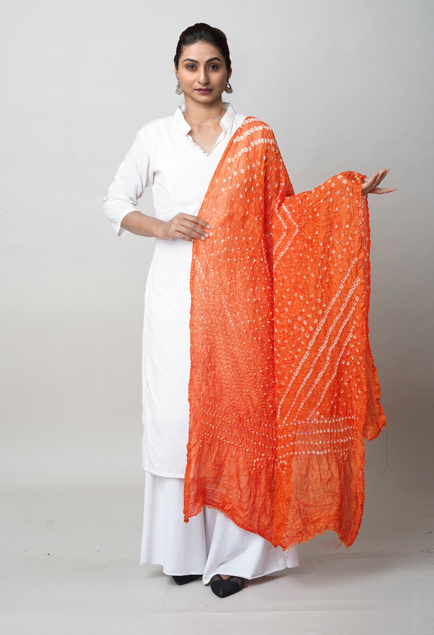 Multi Bandhani Soft Silk Dupatta-UDS5622