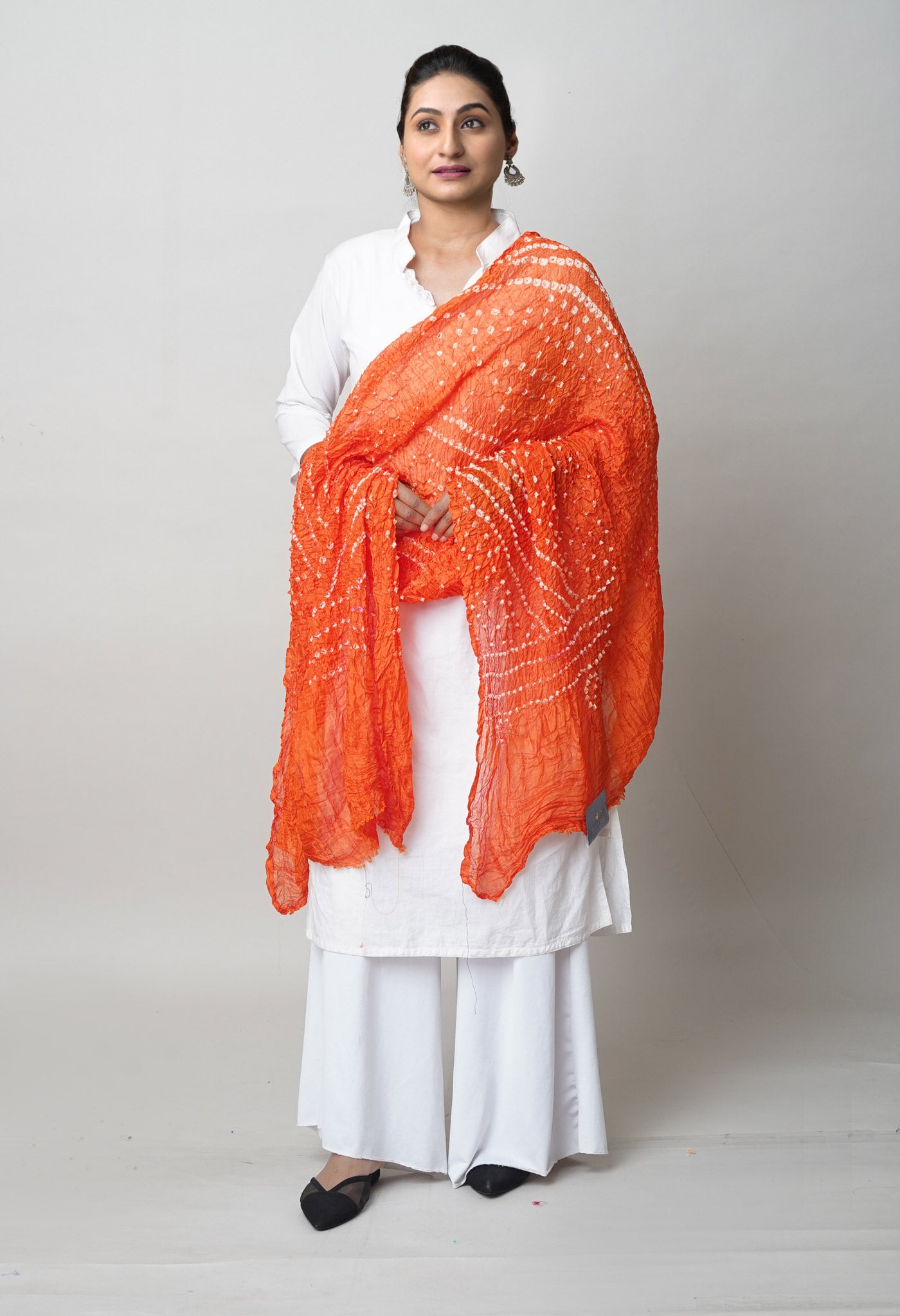 Multi Bandhani Soft Silk Dupatta-UDS5622