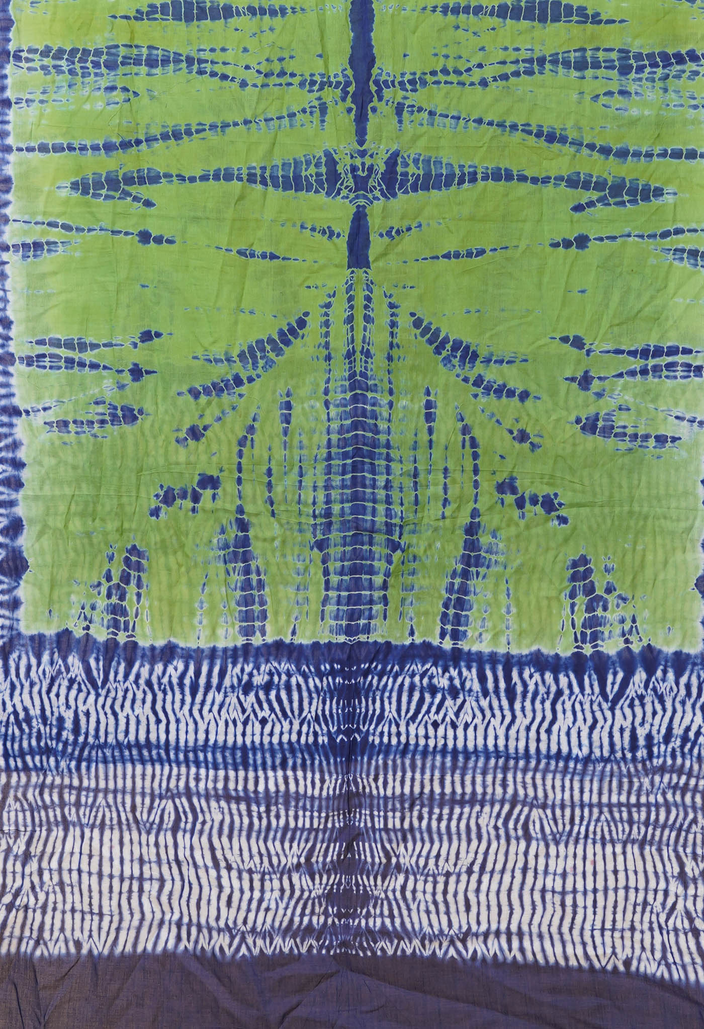 Multi Pure Tie And Dye Shibori Printed Soft Cotton Dupatta