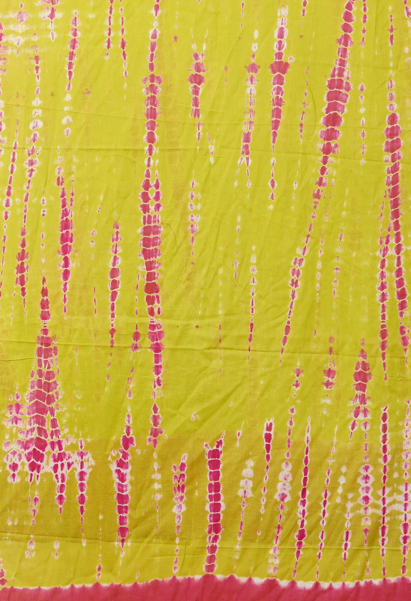 Multi Pure Tie And Dye Shibori Printed Soft Cotton Dupatta-UDS5761