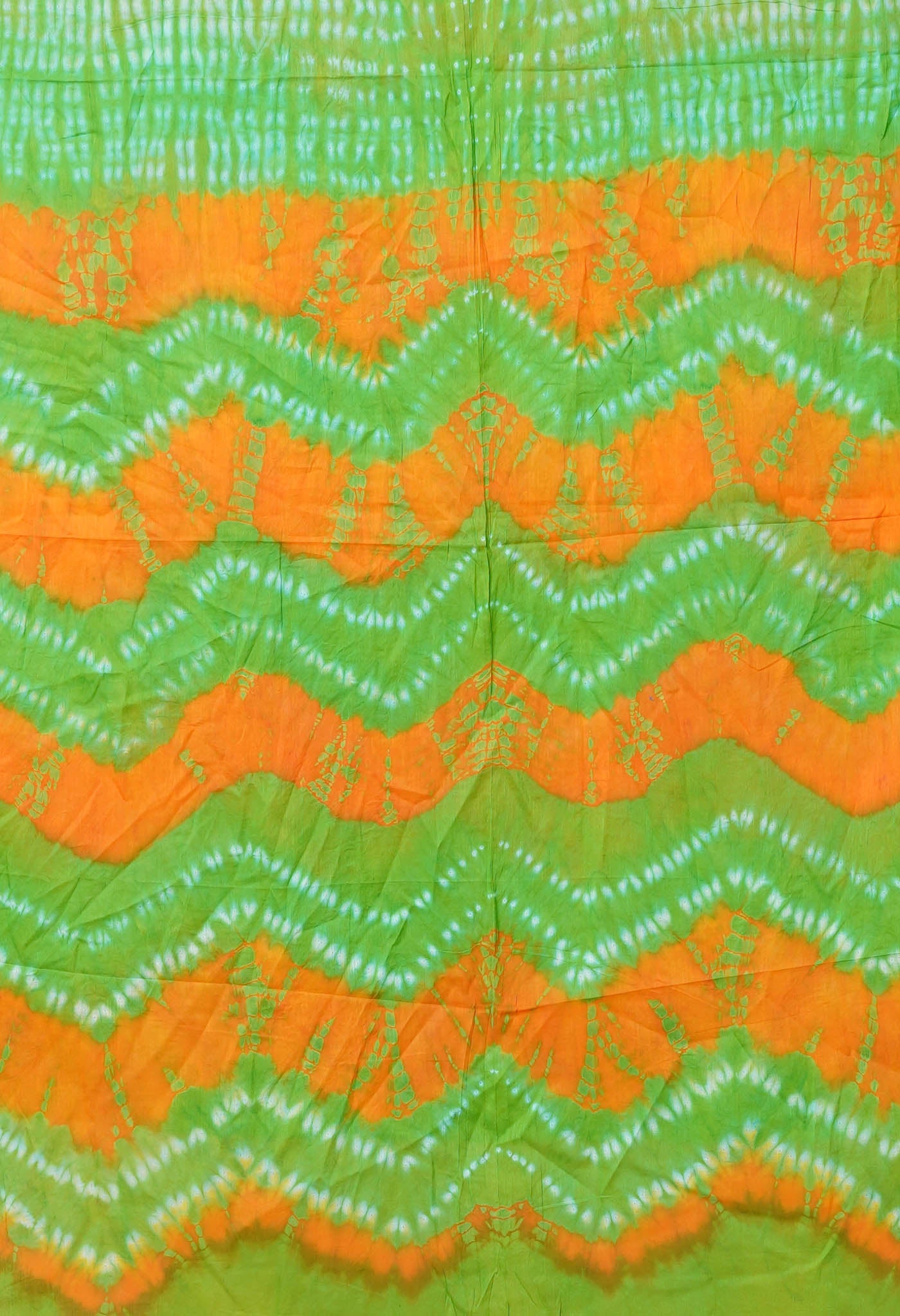 Multi Pure Tie And Dye Shibori Printed Soft Cotton Dupatta-UDS5773