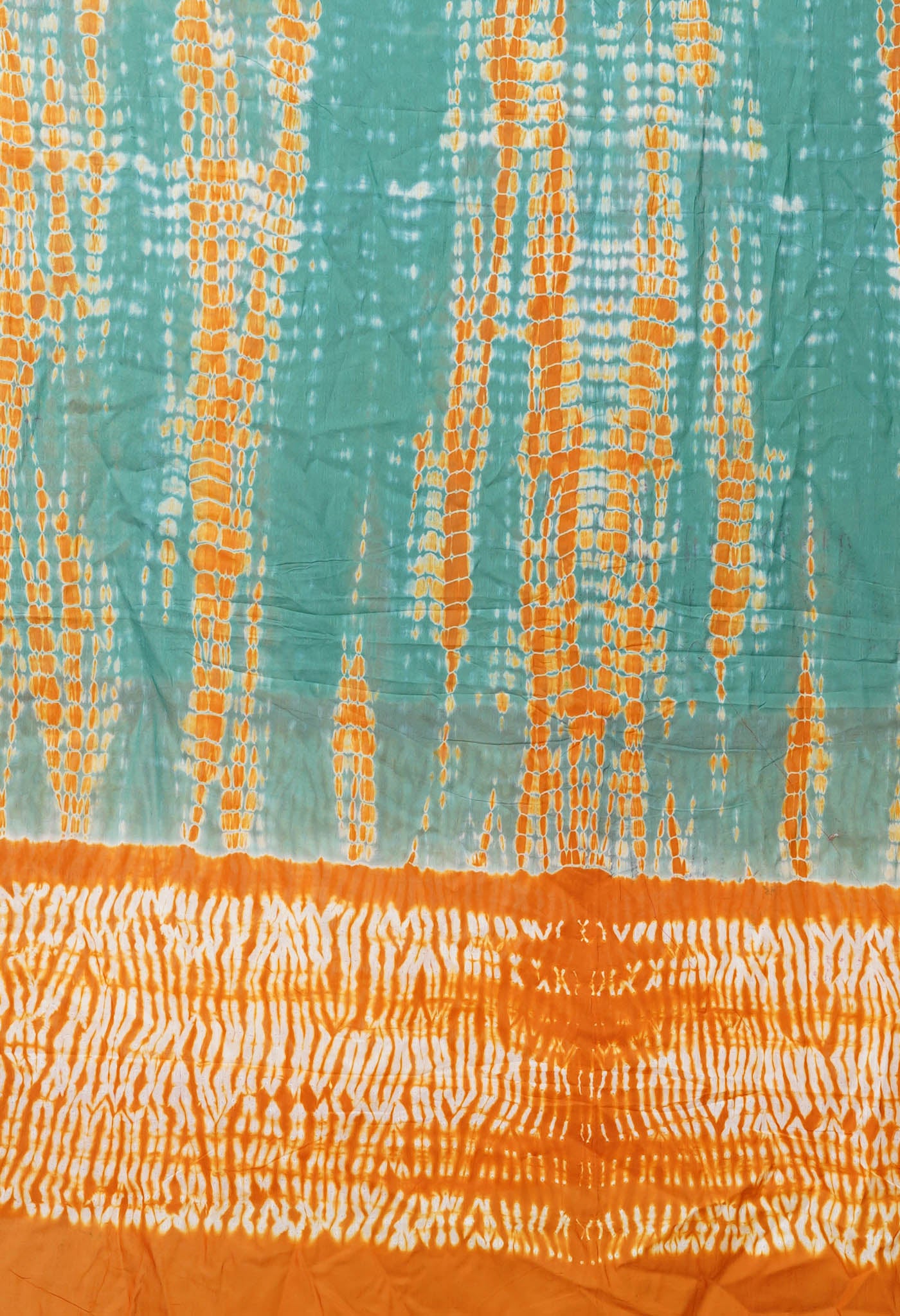 Multi Pure Tie And Dye Shibori Printed Soft Cotton Dupatta-UDS5775