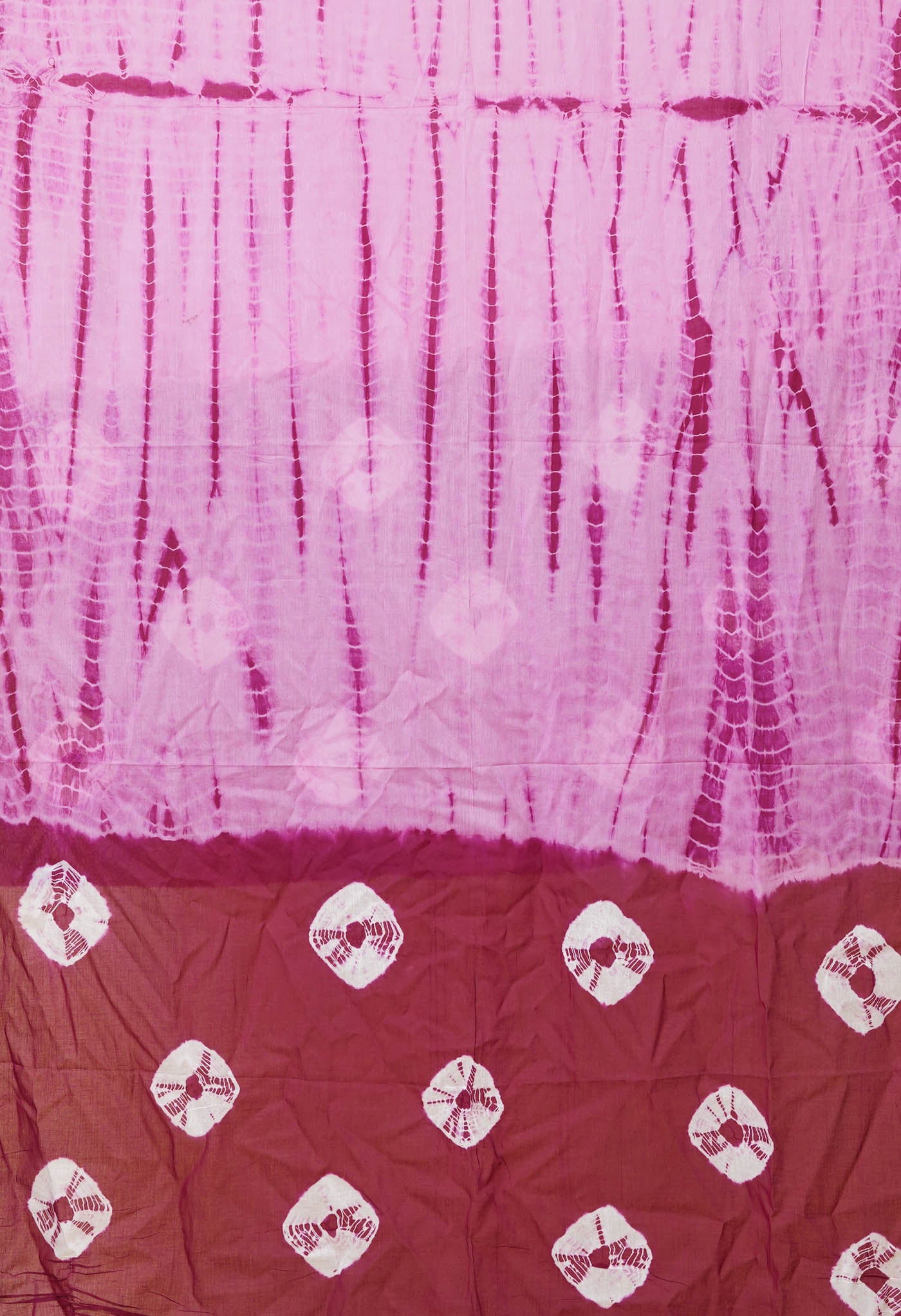 Multi Pure Tie And Dye Shibori Printed Soft Cotton Dupatta-UDS5779