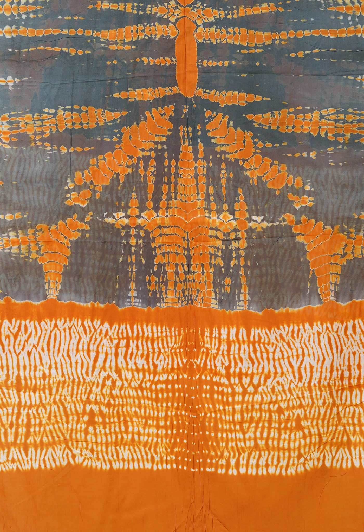 Multi Pure Tie And Dye Shibori Printed Soft Cotton Dupatta-UDS5786