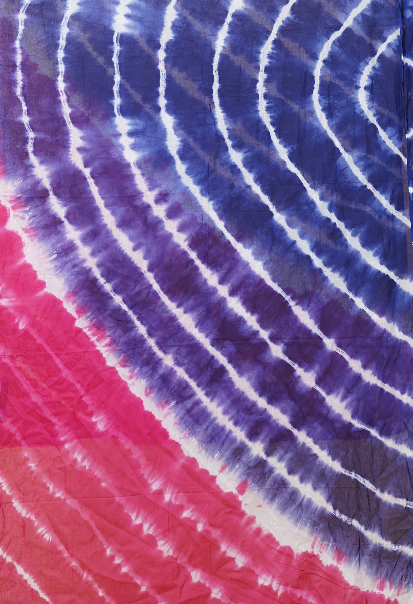 Multi Pure Tie And Dye Shibori Printed Soft Cotton Dupatta-UDS5792