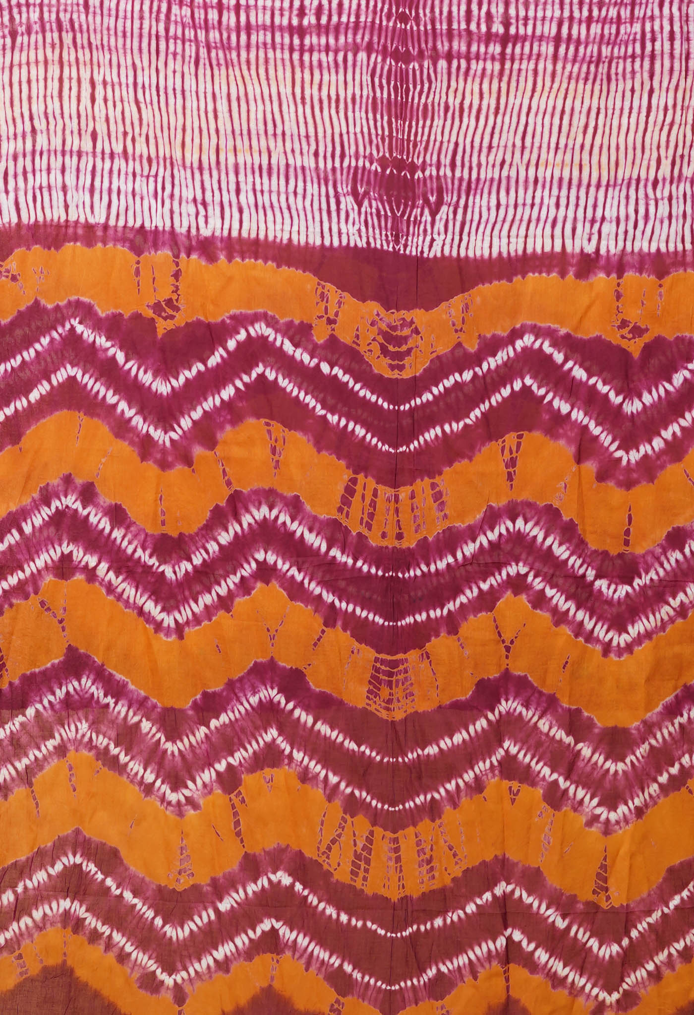 Multi Pure Tie And Dye Shibori Printed Soft Cotton Dupatta-UDS5794