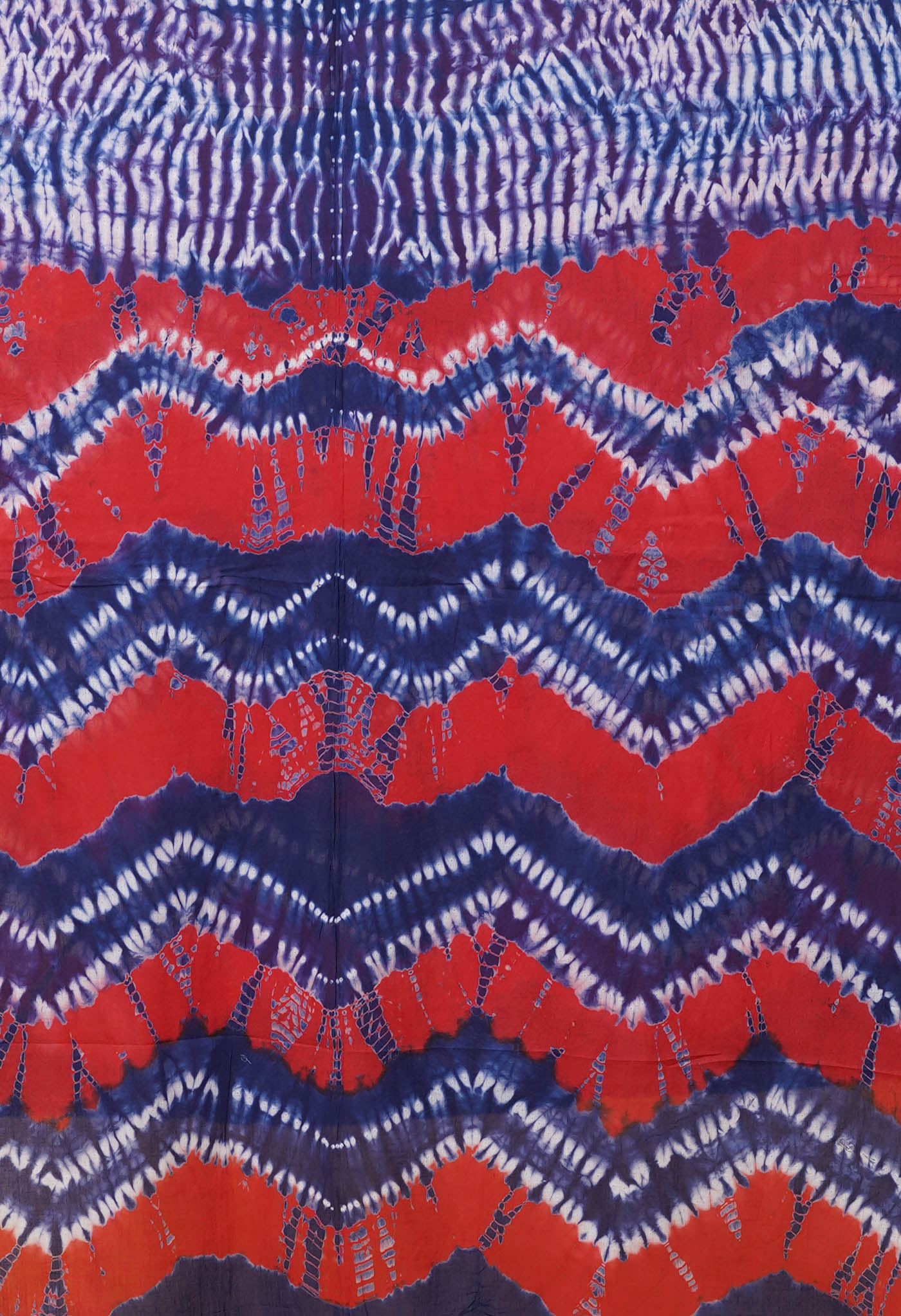Multi Pure Tie And Dye Shibori Printed Soft Cotton Dupatta-UDS5825