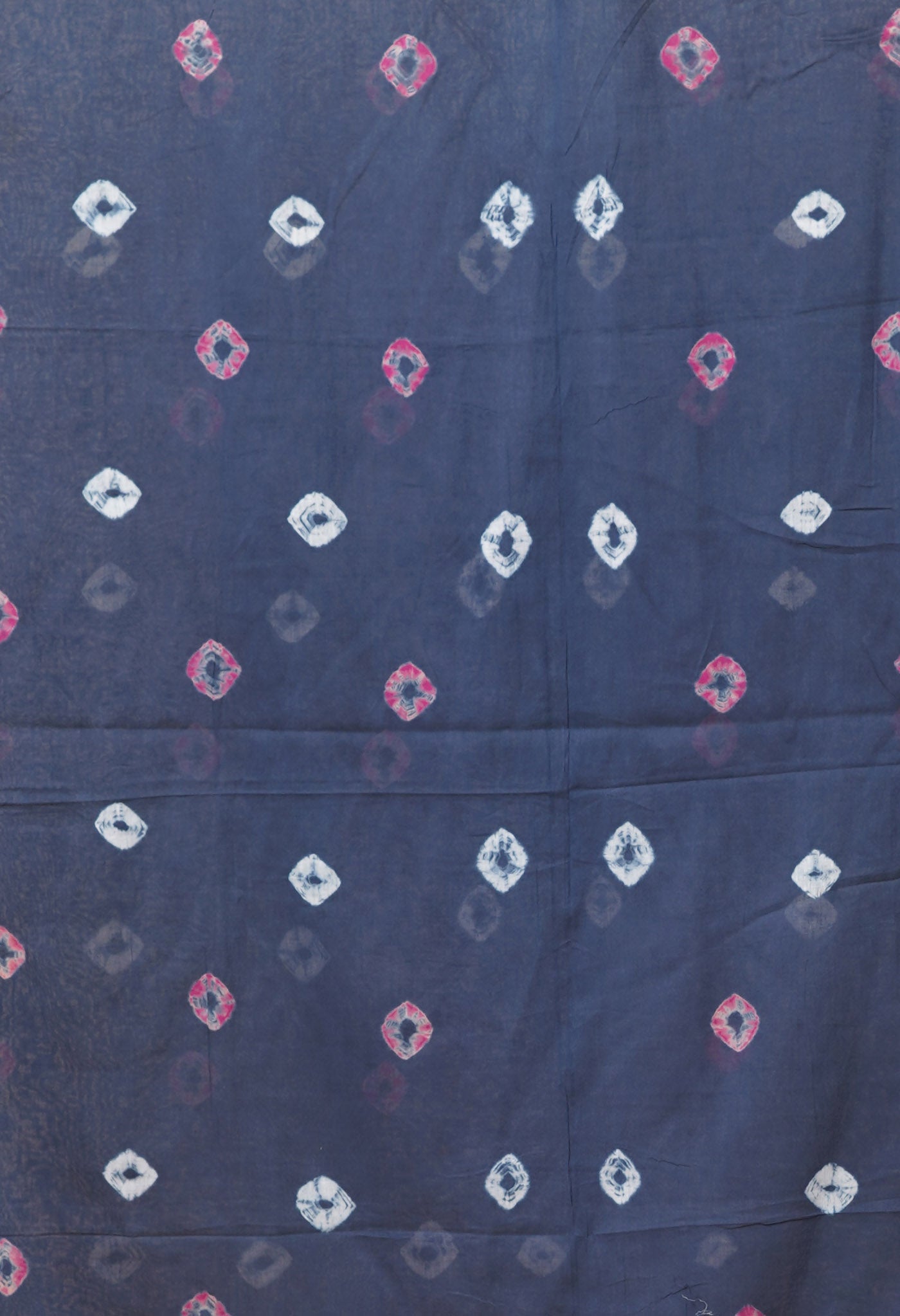 Grey Pure Tie And Dye Shibori Bandhani Printed Soft Cotton Dupatta