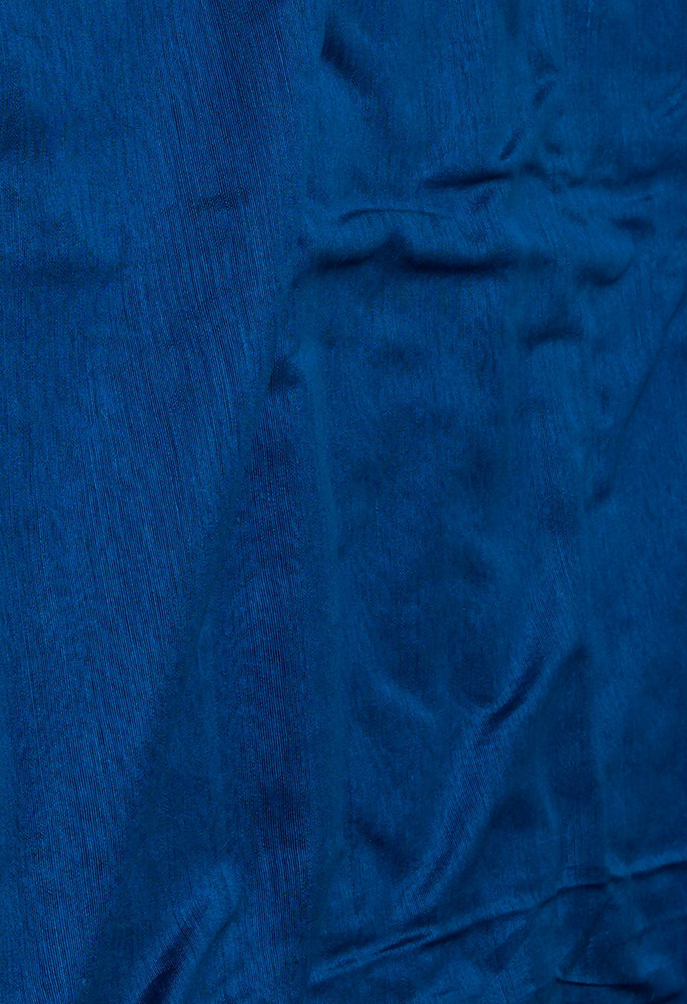 Blue Pure Handloom Dupion Bengal Sico Saree